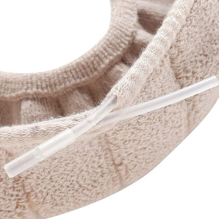Toilet Seat Cushion - 4-Pack - Elastic Washable Fabric - Soft - Thickened and Warm - Toilet Seat Cover - Soft Toilet Seat - Toilet Seat Cover - Toilet Seat Cover - Reusable - Washable.