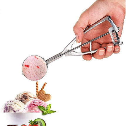Ice Cream Scoop Set - Small/1 scoop, Medium/2 scoops, Large/3 scoops.