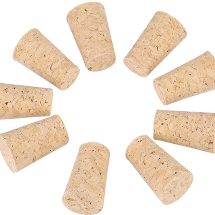 10 pcs tapered corks made of natural cork, wooden wine/beer bottle stopper, cork, natural cork.