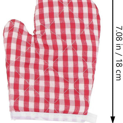 Children's Oven Mitts - Oven Mitts - Red Kitchen Mitts Oven Mitts Heat Resistant Cooking Baking Microwave - Kitchen.