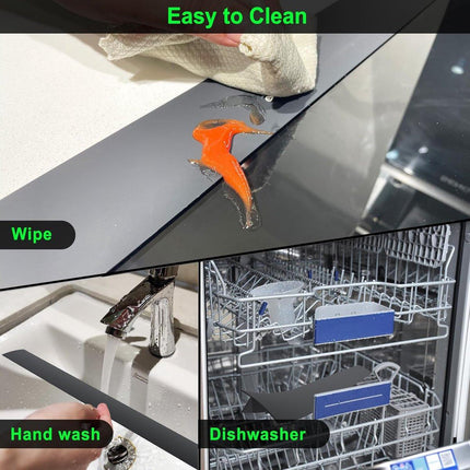 Sealing Strip for Hobs - Silicone Sealing Strip - Gap Filler Strip - Seals gaps between kitchen countertops, appliances, stoves, ovens, washing machines and dryers - Set of 2 (White).