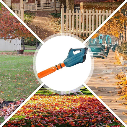 Leaf Blower Booster - Airflow Booster for Leaf Blowers - Turbine Nozzle with Extended Airflow Accelerator - Powerful Leaf Blower for Lawn and Driveway (1 Piece, Orange).