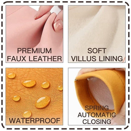Glasses Cases - Unisex - PU Soft Case - Wallet Style - Portable 4-Pack.