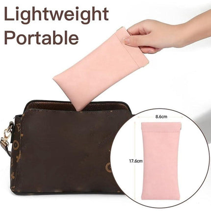 Glasses Cases - Unisex - PU Soft Case - Wallet Style - Portable 4-Pack.