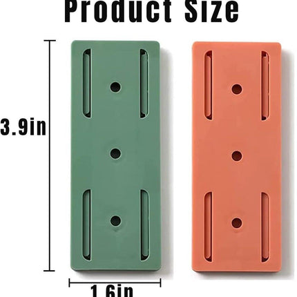 Self-adhesive - Desk socket holder - No perforation - Self-adhesive socket holder - Cable management - No perforation surge protection - Power strip holder bracket (4 pieces).