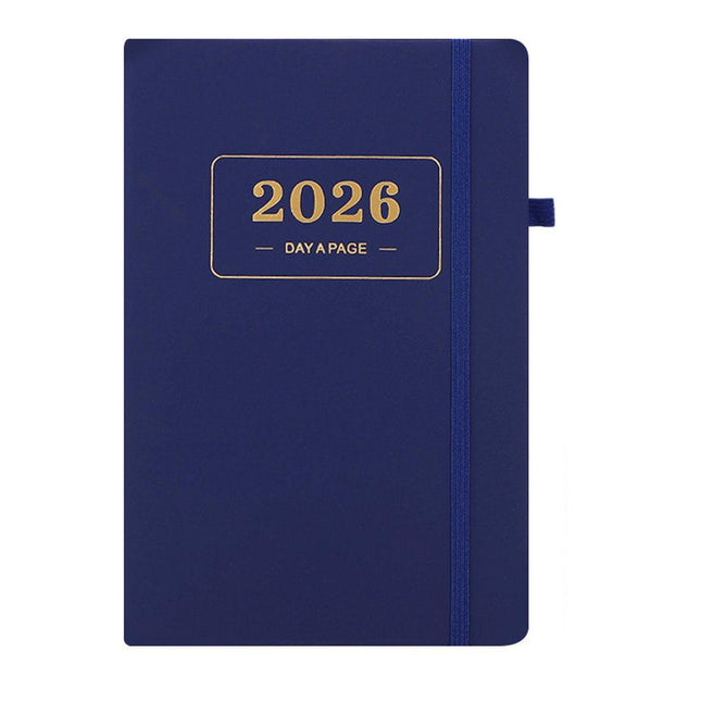 2026 Daily Planner – 2026 Adult Agenda – 1 Day on 1 Page – 365 Day Planner & Notebook – 14.0*20.8cm – Blue.