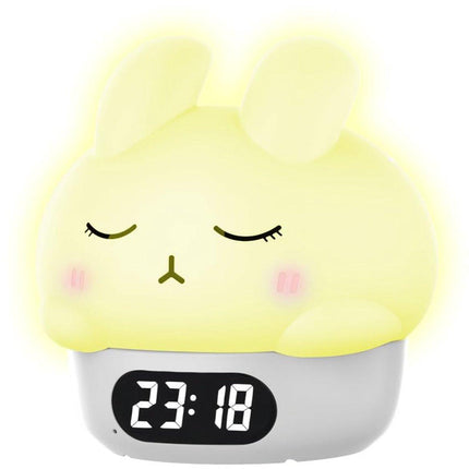 Children's Night Light - Table Lamp for Bedroom - Cute Rabbit Shape - Cartoon Bedside Lamp - Baby Night Light (White).