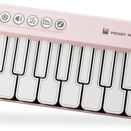 Mini Keyboard Piano - Piano for Kids - Toys for Children - Educational Toys - Portable Pocket Piano - Pink.