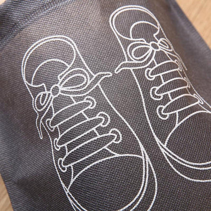 Shoe Bags - 5 Pieces - Shoe Bag - Travel and Storage Bag - Water-Repellent - Travel Organizer - Gray (43.5*32cm).