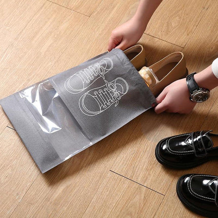 Shoe Bags - 5 Pieces - Shoe Bag - Travel and Storage Bag - Water-Repellent - Travel Organizer - Gray (43.5*32cm).