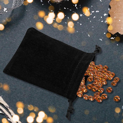 10-pack jewelry pouches - velvet - drawstring gift bags - drawstring bags - 9 cm x 7 cm.