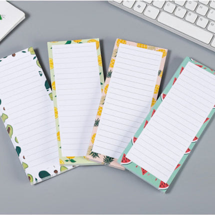 Sticky Notes - 4-pack - Magnetic Sticky Notes - Magnetic Message Board - Fridge Magnets - Removable Fridge Magnets - Magnetic Notebook for Fridge.