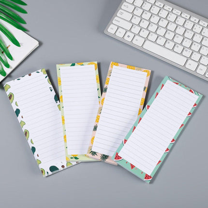 Sticky Notes - 4-pack - Magnetic Sticky Notes - Magnetic Message Board - Fridge Magnets - Removable Fridge Magnets - Magnetic Notebook for Fridge.