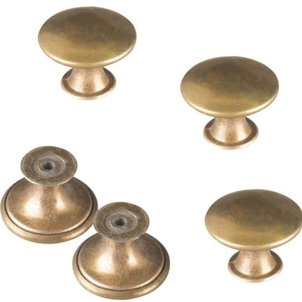 Cabinet Door Handles - Brass Door Handles - Antique Brass Handles - Cabinet Handles - 20 Items.