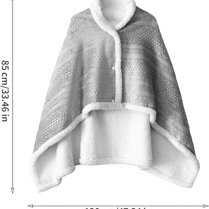 Scarf - Blanket - Warm Scarf - Soft and Lightweight - Comfortable and Breathable - Suitable for Daily Use - Ideal for Warm Scarves and Blankets for Women and Girls at Home（Grey）.