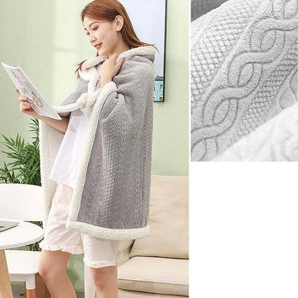 Scarf - Blanket - Warm Scarf - Soft and Lightweight - Comfortable and Breathable - Suitable for Daily Use - Ideal for Warm Scarves and Blankets for Women and Girls at Home（Grey）.