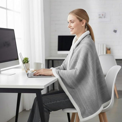 Scarf - Blanket - Warm Scarf - Soft and Lightweight - Comfortable and Breathable - Suitable for Daily Use - Ideal for Warm Scarves and Blankets for Women and Girls at Home（Grey）.