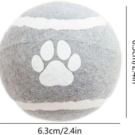 Dog Toys - 3-pack - Dog Puzzle - Interactive - sturdy elastic felt dog balls for retrieving - interactive dog toy.