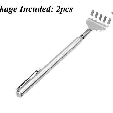 Professional Retractable Back Massager - Stainless Steel - Itch Reliever - Retractable - Body Massager.