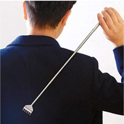 Professional Retractable Back Massager - Stainless Steel - Itch Reliever - Retractable - Body Massager.
