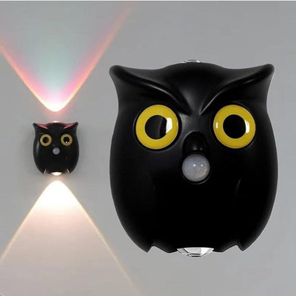 Night Light - Mood Lamp - LED Lighting - Night Lamp - LED Cabinet Light and Stair Light with Sensor - Two-tone - USB Rechargeable Night Light - Magnetic Mounting - For Children's Room, Bedroom, Hallway or Corridor, etc. (Black).