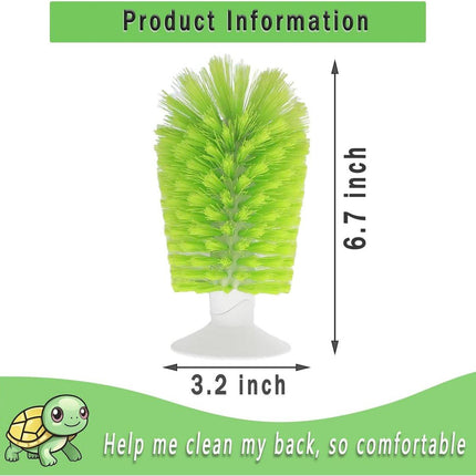 Turtle Shell Brush - Turtle Shell Brush - Turtle Shell Exfoliating Brush - With Suction Cup - Turtle Shell Cleaning Brush.