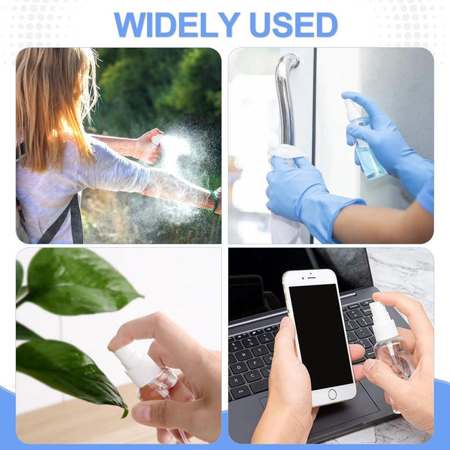 Spray Bottles (4-pack) - Refillable Plastic Spray Bottles - 50ml Spray Bottles - Empty Aerosol Cans - For Essential Oils, Cleaning, Perfume.