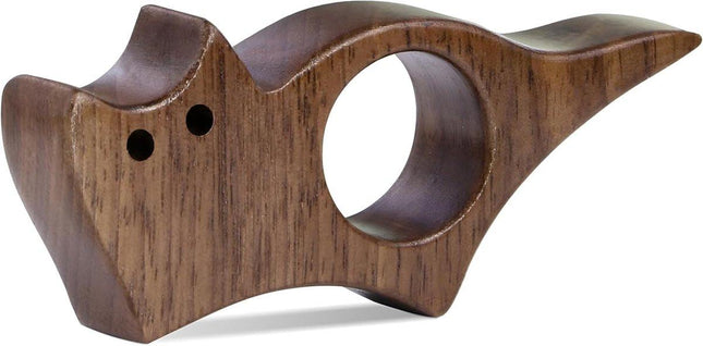 Book Binder - Cat-shaped book binder - Smooth walnut bookshelf - Thumb-shaped book binder - Reading aid - Ideal gift and reading accessory for book lovers - Gift for book lovers and literature enthusiasts (S).