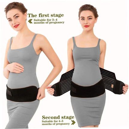 Abdominal Support Band - Pregnancy - Black XXL.