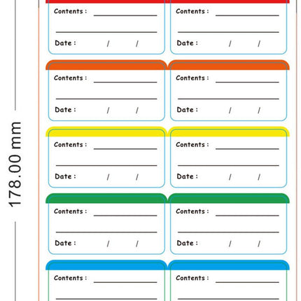 Frozen Food Labels - Writable Frozen Food Labels - Best Before Date Labels - Food Labels - Date Labels - 30 Images.