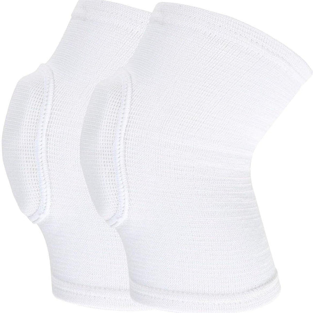 Elbow Pads - 1 Pair Arm Support Fitness Arm Knee Pads - Breathable Anti-Impact Sponge Elbow Pads - Suitable for Basketball, Football, Tandem Elbow Pads, Volleyball, White.