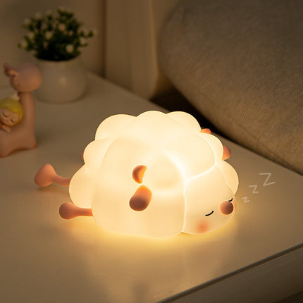 Night Light for Children - Night Light for Babies - Night Light for the Nursery - Chitchat Light - Sheep Night Light - Night Light for Adults - Timer - LED Dimmer - Child-Friendly.