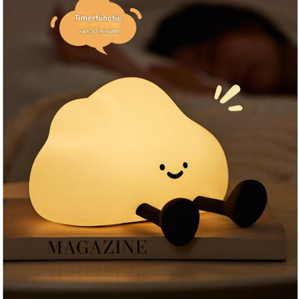 Night Light for Children - Night Light for Babies - Night Light for the Nursery - Chitchat Light - Sheep Night Light - Night Light for Adults - Timer - LED Dimmer - Child-Friendly.