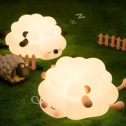 Night Light for Children - Night Light for Babies - Night Light for the Nursery - Chitchat Light - Sheep Night Light - Night Light for Adults - Timer - LED Dimmer - Child-Friendly.