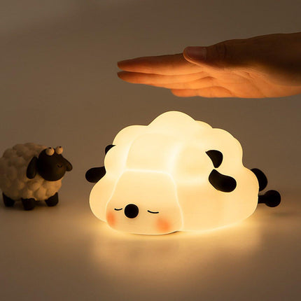 Night Light for Children - Night Light for Babies - Night Light for the Nursery - Chitchat Light - Sheep Night Light - Night Light for Adults - Timer - LED Dimmer - Child-Friendly.