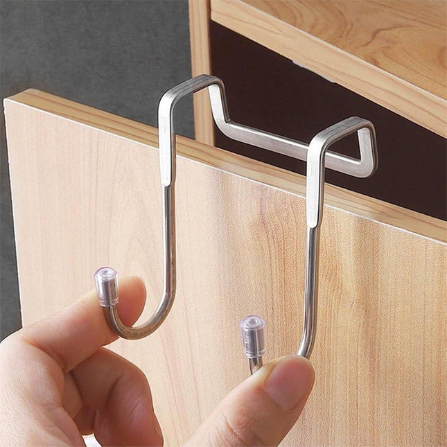 3-pack - Stainless steel - S-hooks - Clothes hangers with double hooks - Suitable for kitchens, bathrooms, dormitories - For hanging coats, towels and clothes (silver).