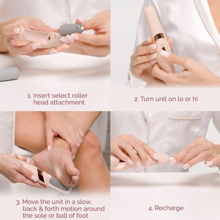 Foot Repair - Rechargeable Electric Callus Remover - Removes Dry Skin - For Smoother Feet.