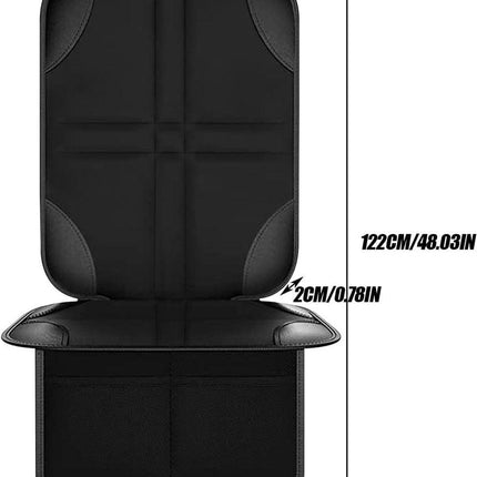 1 Car Seat Protector - Child Car Seat Cover - Car Interior Mat - Non-Slip Mat - Waterproof and Scratch-Resistant - Black.