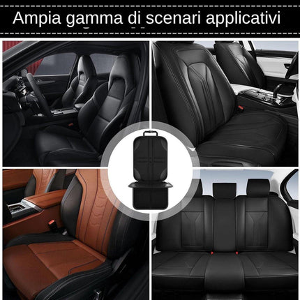1 Car Seat Protector - Child Car Seat Cover - Car Interior Mat - Non-Slip Mat - Waterproof and Scratch-Resistant - Black.