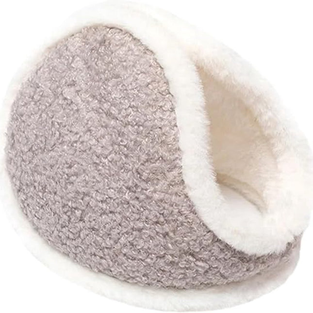 Earmuffs - Windproof and warm earmuffs - Extra thick earmuffs - Winter outdoor essentials (Gray).