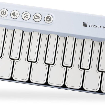Mini Keyboard Piano - Piano for Kids - Toys for Children - Educational Toys - Portable Pocket Piano - Blue.