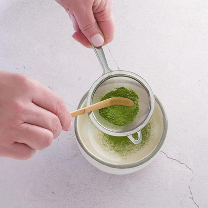 Matcha filter - 2 pieces - Tea filter - Stainless steel filter - Kitchen filter - Mini filter - Flour sieve - Baking sieve.