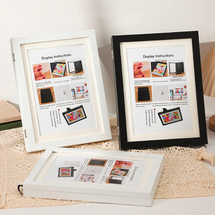 Interchangeable frame - children's drawing - Interchangeable frame A4 - Children's artwork - children's drawings interchangeable frame - Photo frame Poster frame Wall frame - Gift - Black.