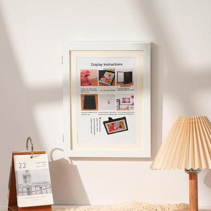 Interchangeable frame - children's drawing - Interchangeable frame A4 - Children's artwork - children's drawings interchangeable frame - Photo frame Poster frame Wall frame - Gift - Black.