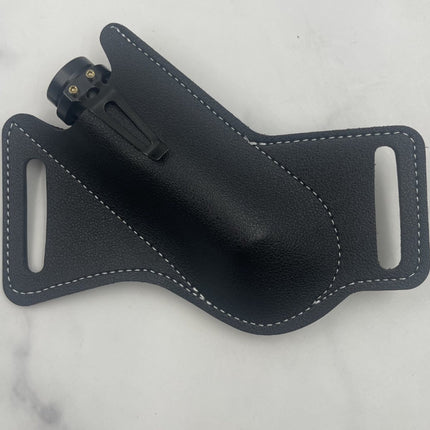 Waist Pack - Belt Holster for Folding Knife - Hip Tool Holster - Waist Pack for 5" Folding Knife - Black.