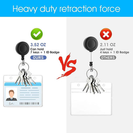 2-pack clear horizontal name labels - badge ID holders - clear ID holders soft - for nurses, doctors, teachers and offices.