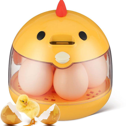 Incubator - Egg incubator | Incubator with a capacity of 4 eggs - with automatic temperature and humidity control - suitable for hatching eggs of chickens, ducks, geese, quails, parrots and other poultry.