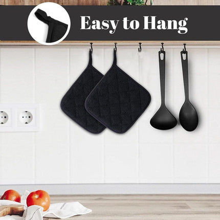 Set of 2 heat insulation mats - thickened - heat insulation mat - anti-scalding - microwave gloves - silver cloth - pot holder.