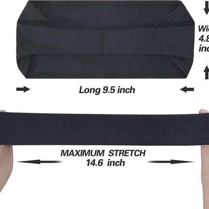 5-Pack Running Headbands for Men - Sports Headbands for Men, Sweat-Wicking - Suitable for Running, Cycling, Basketball, Yoga and Fitness Training - Elastic Unisex Headbands.