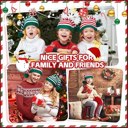 Hats - 6 pieces - Santa hats - Three styles of Santa hats - One size - Unisex - Christmas accessories/decorations.